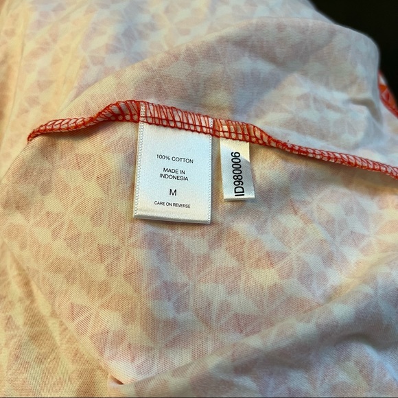 New York & Company Orange Geometric Print Dress EUC size M - Picture 8 of 9